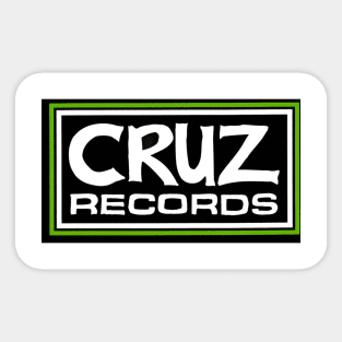 Cruz Records Sticker